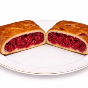 Пирог с малиной