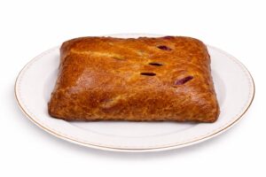 Пирог с малиной