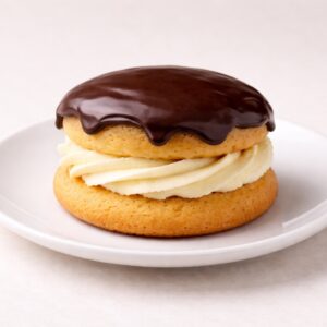 Пирожное "Бисквитное" глазированное с кремом