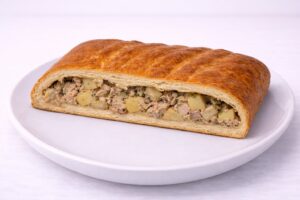 Пирог с тунцом и картофелем