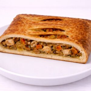 Пирог с курицей и овощами