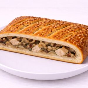 Пирог с курицей и грибами