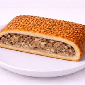 Пирог с мясом и рисом