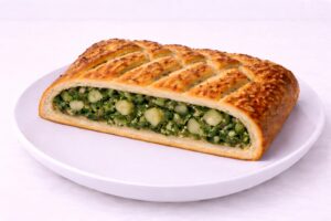 Пирог с картофелем и шпинатом