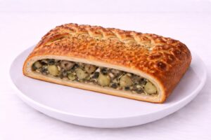 Пирог с картошкой и грибами