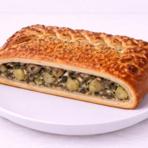 Пирог с картошкой и грибами