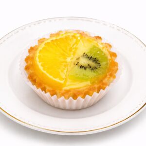 Корзиночка с творогом и фруктами